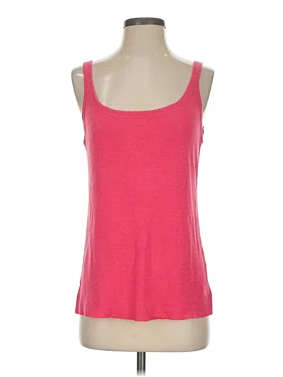 Pre-owned Eileen Fisher Tank Top Pink Strapless Neckline Tops