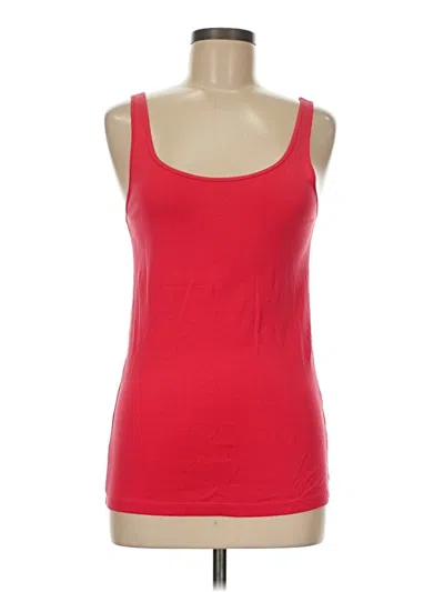 Pre-owned Eileen Fisher Tank Top Red Strapless Neckline Tops