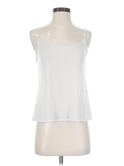 Pre-owned Eileen Fisher Tank Top White Strapless Neckline Tops