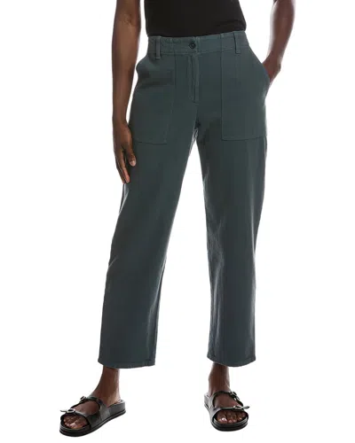 Eileen Fisher Tapered Ankle Pant In Gray