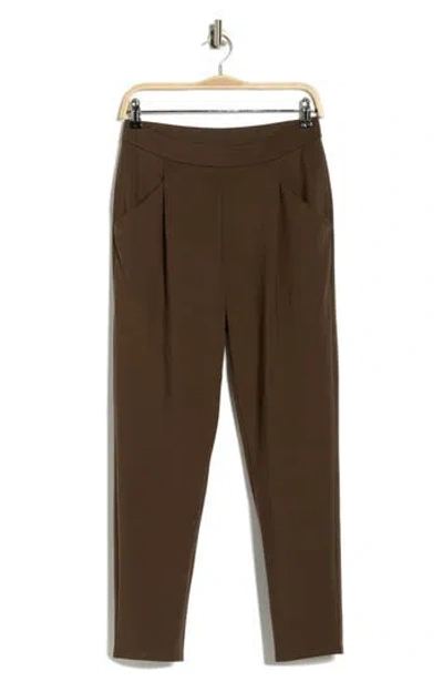 Eileen Fisher Tapered Ankle Pants In Brown