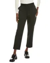 Eileen Fisher Tapered Ankle Trouser In Black