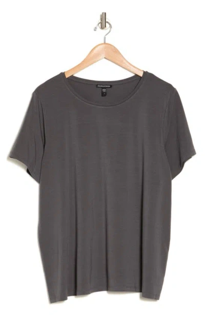 Eileen Fisher Tencel® Lyocell Crewneck T-shirt In Meteor