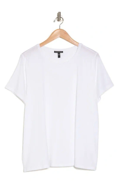 Eileen Fisher Tencel® Lyocell Crewneck T-shirt In White