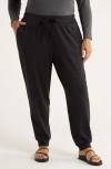 Eileen Fisher Terry Ankle Pants In Black