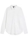 Eileen Fisher Terry-jersey Shirt In White
