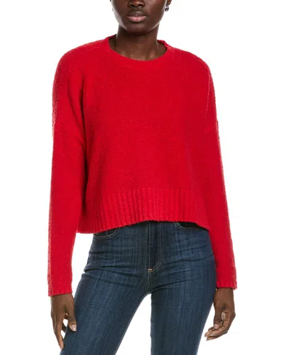 Eileen Fisher Terry Loop Cashmere-blend Sweater In Red