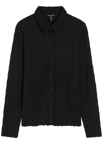EILEEN FISHER EILEEN FISHER TEXTURED FINE-KNIT SHIRT