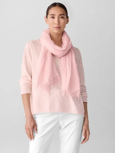 Eileen Fisher Textured Linen Blend Scarf
