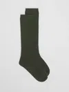 Eileen Fisher Textured Slouch Sock In Green