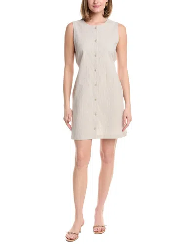 Eileen Fisher Tie Back Mini Dress In Pink