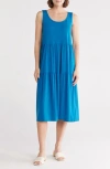 Eileen Fisher Tiered Jersey Tank Dress