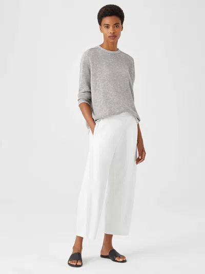 Eileen Fisher Traceable Cotton Jersey Lantern Pant In White