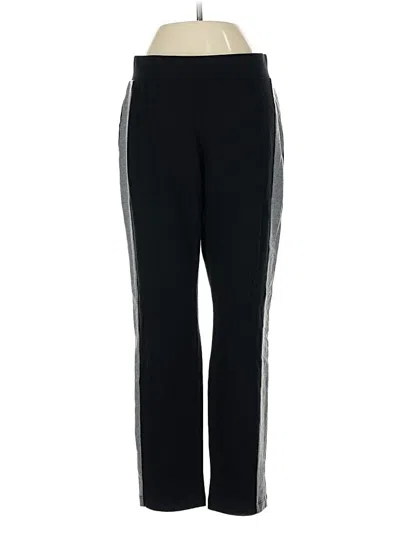 Pre-owned Eileen Fisher Track Pants In Black
