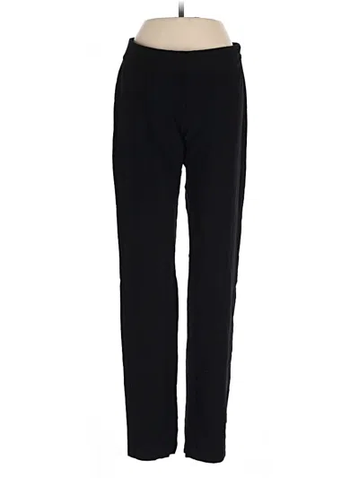 Pre-owned Eileen Fisher Track Pants In Black
