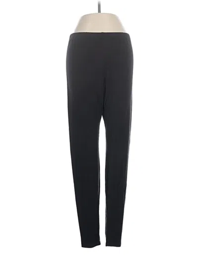 Pre-owned Eileen Fisher Track Pants In Black