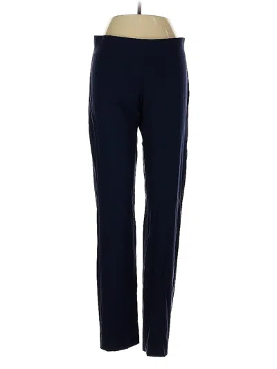 Pre-owned Eileen Fisher Track Pants In Blue