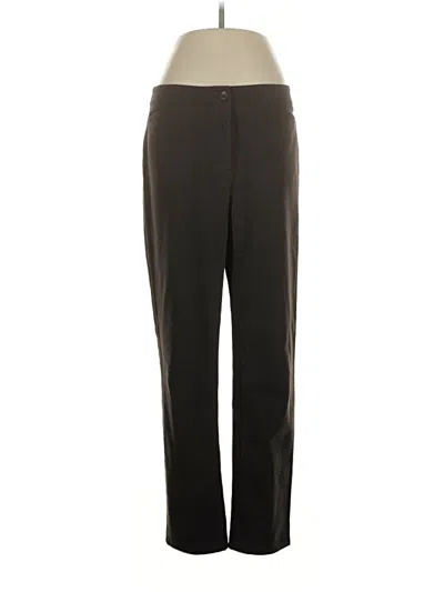 Pre-owned Eileen Fisher Track Pants In Brown