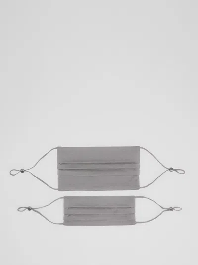 Eileen Fisher Triple Layer Organic Cotton Mask In Gray