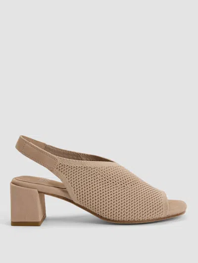 Eileen Fisher Trudy Recycled Stretch Knit Sandal In Sandstone