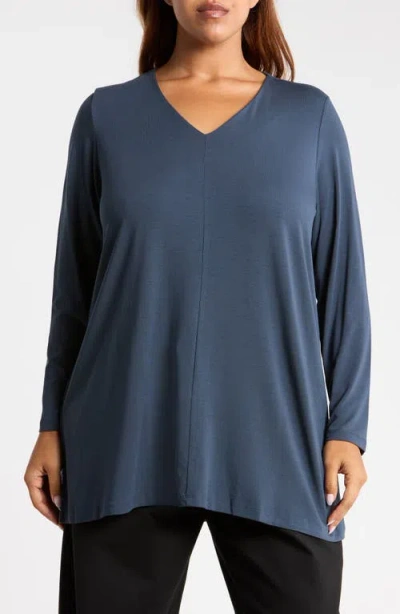 Eileen Fisher Tunic Top In Blue