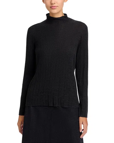 Eileen Fisher Turtleneck Sweater In Black
