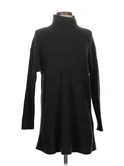 Pre-owned Eileen Fisher Turtleneck Sweater In Black
