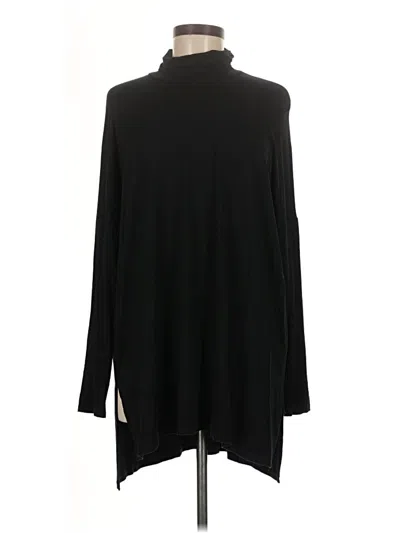 Pre-owned Eileen Fisher Turtleneck Sweater In Black