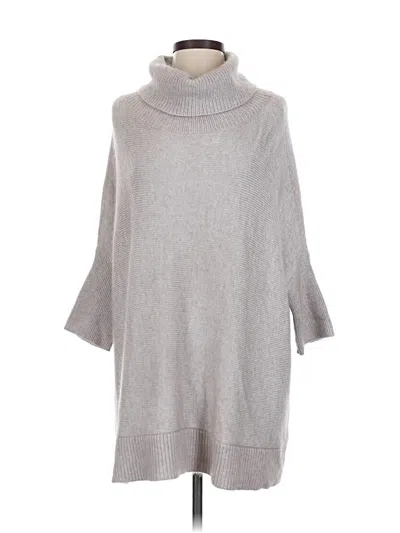 Pre-owned Eileen Fisher Turtleneck Sweater In Brown