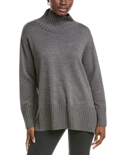 Eileen Fisher Turtleneck Sweater In Gray