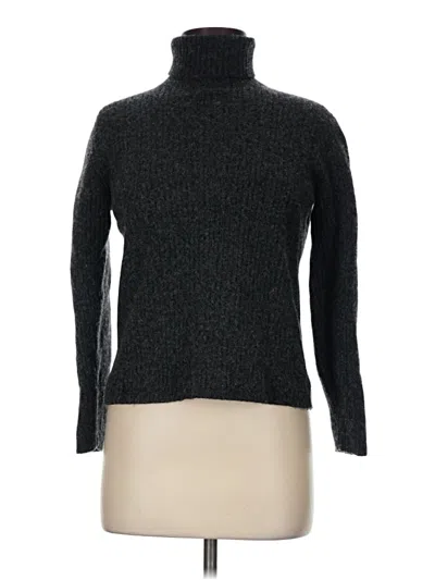 Pre-owned Eileen Fisher Turtleneck Sweater In Gray
