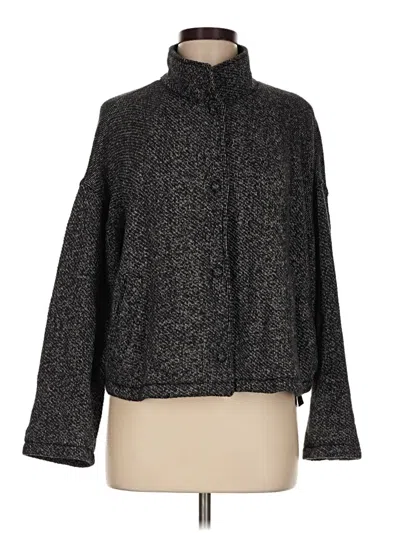 Pre-owned Eileen Fisher Turtleneck Sweater In Gray