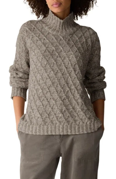 Eileen Fisher Turtleneck Sweater In Twine