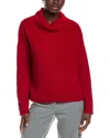 Eileen Fisher Turtleneck Top In Red