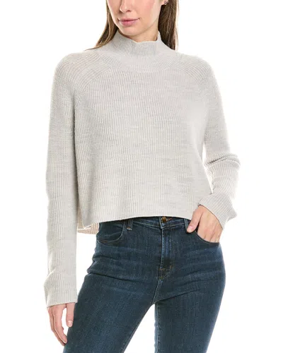 Eileen Fisher Turtleneck Wool Sweater In White