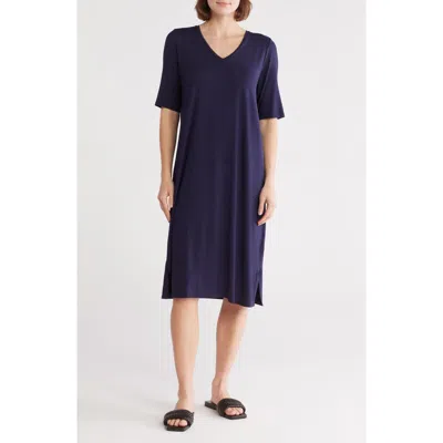 Eileen Fisher V-neck Jersey Sheath Dress