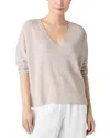Eileen Fisher Organic Linen-cotton Knit Sweater In Unnatural
