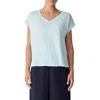 Eileen Fisher V-neck Organic Linen T-shirt