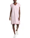Eileen Fisher V-neck T-shirt Dress In Purple
