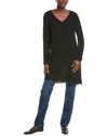 Eileen Fisher V Neck Tunic In Black