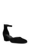 Eileen Fisher Veery Womens Suede Square Toe Block Heels In Black
