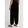 Eileen Fisher Velvet Ankle Wide Leg Pants In Ivy