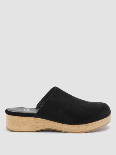 Eileen Fisher Velvet Clog In Black