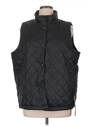 Eileen Fisher Vest In Black