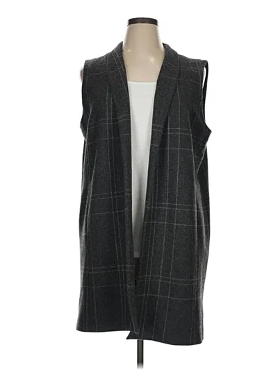 Pre-owned Eileen Fisher Vest In Gray