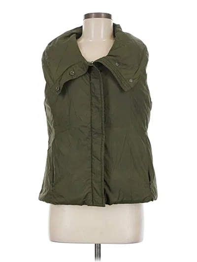 Pre-owned Eileen Fisher Vest In Green