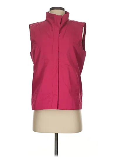 Pre-owned Eileen Fisher Vest In Pink