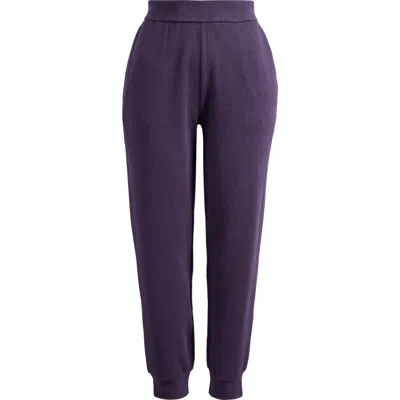Eileen Fisher Waffle Knit Joggers In Purple