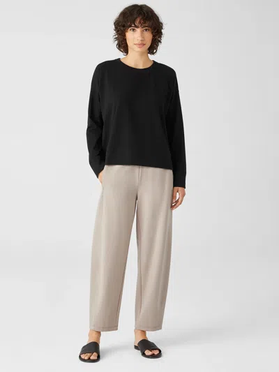 Eileen Fisher Washable Flex Ponte Lantern Pant In Nude