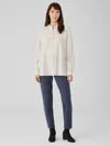 Eileen Fisher Washable Flex Ponte Pant In Blue
